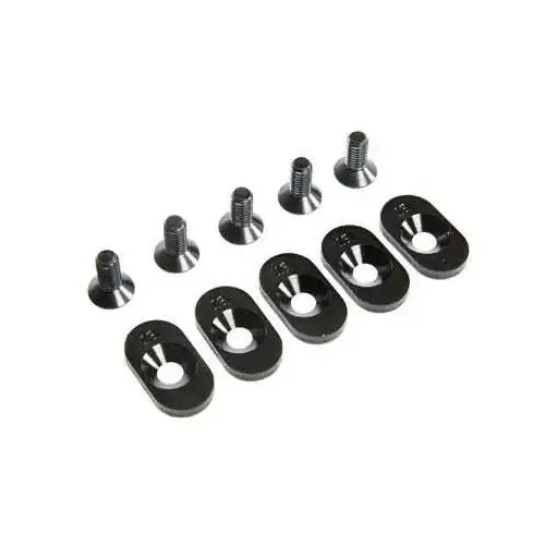 Losi Engine Mount Insert and Screws, Black, 18T, 5ive-T 2.0