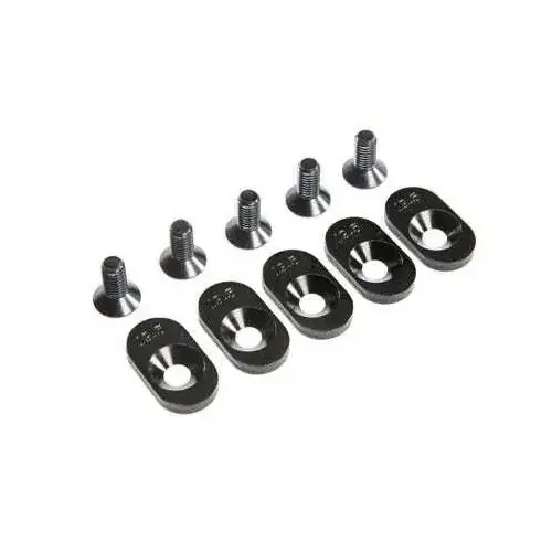 Losi Engine Mount Insert and Screws, Black, 19.5T, 5ive-T 2.0