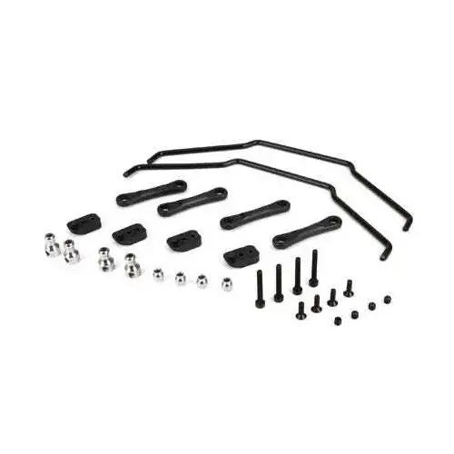 Losi Front & Rear Sway Bar Kit: 1:5 4wd  DBXL