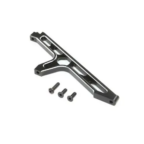 Losi Chassis Brace, Front, Aluminum, Black, DBXL-E 2.0