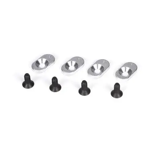 Losi Engine Mount Inserts & Screws, 18.5/58 (4): 5-T