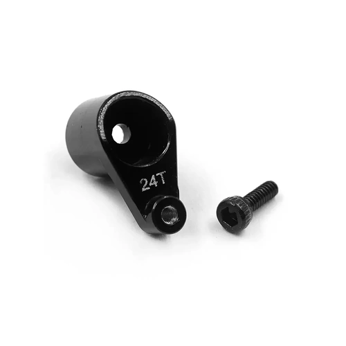 Yeah Racing Aluminium 24T Servo Horn - Black