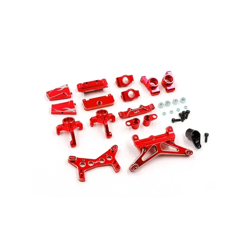 Yeah Racing Aluminium Essential Conversion Kit - Red