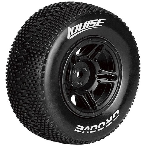 Louise RC Sc-Groove 1/10 Short Course Tires, Soft, 12, 14 & 17Mm Removable - LT3146SB