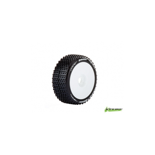 B-Hornet 1/8 Buggy Tyre White Mounted