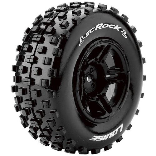 Louise RC Sc-Rock 1/10 Short Course Tires, Soft, 12, 14 & 17mm Removable - LT3229SB