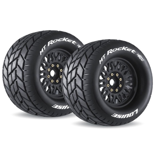 Louise Rc MT-Rocket 0" & 1/2" Offset Hex 17mm Black Removable Hex - LT3320X