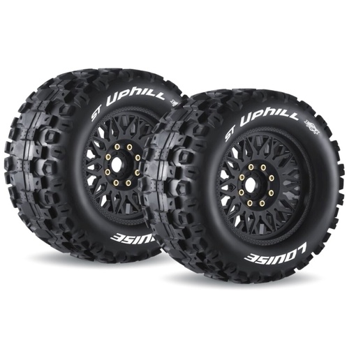 Louise Rc ST-Uphill 0" & 1/2" Offset Hex 17mm Black Removable Hex - LT3326X