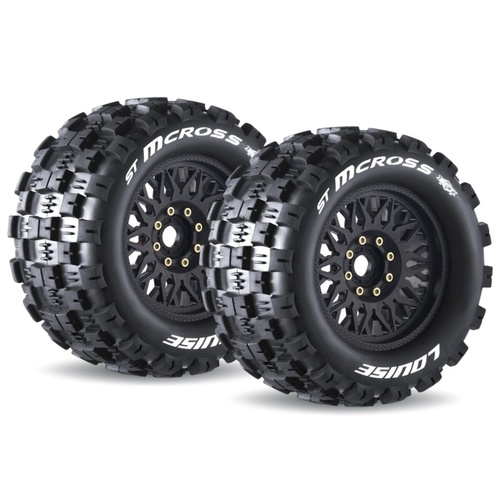 Louise Rc ST-MCross 0" & 1/2" Offset Hex 17mm Black Removable Hex - LT3327X