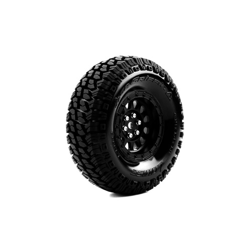 CR-Griffin Super Soft Crawler Tyre 1.9" class tyre 12mm hex Chrome Black