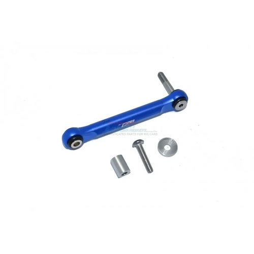 GPM Blue Aluminium Losi Lazernut/Tenacity Steering Tie Rod w/ Hardware