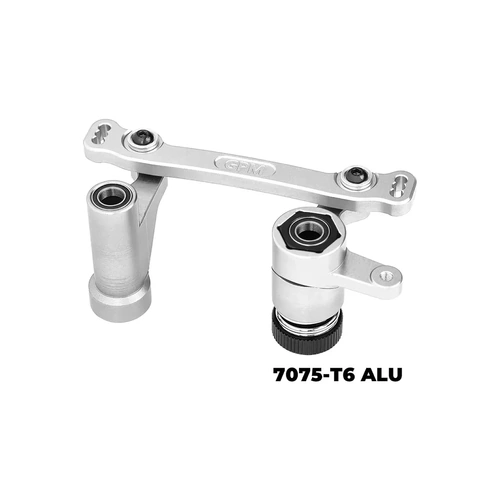 GPM Aluminium Steering Bellcrank Set - Silver