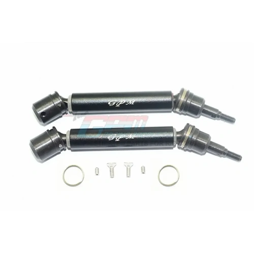 GPM Black Steel & Aluminium CVD Drive Shafts 2Pcs w/ Hardware