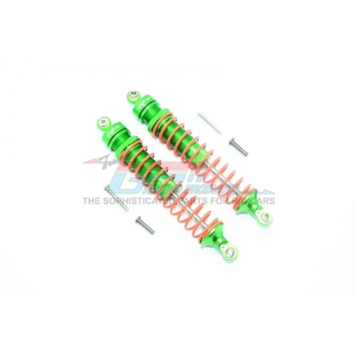 GPM Green Aluminium 115mm Adjustable Rear Heavy-Duty Shocks 2Pcs