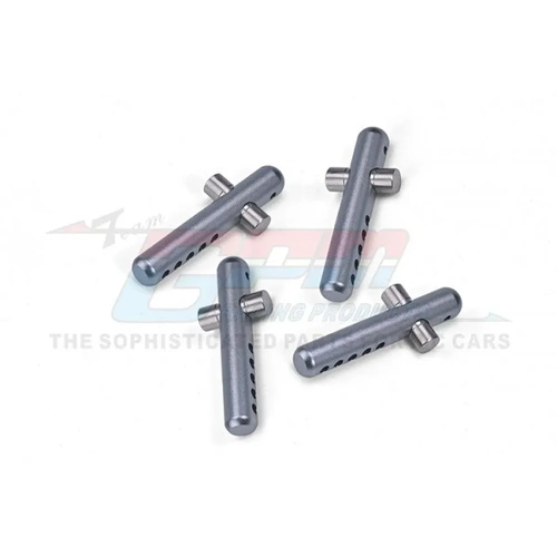GPM Gunmetal Silver 6061 Aluminium Front & Rear Body Posts 4Pcs