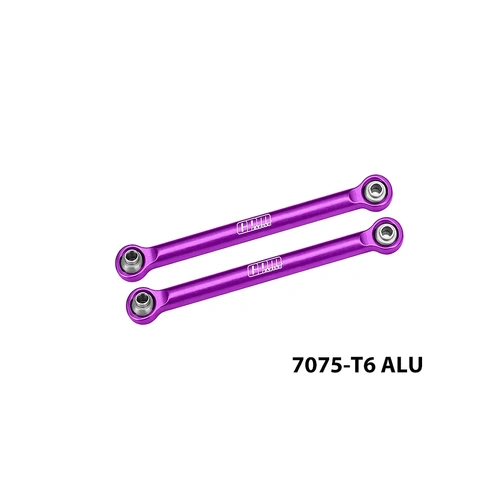 GPM Aluminium Steering Toe Links 2Pcs - Purple