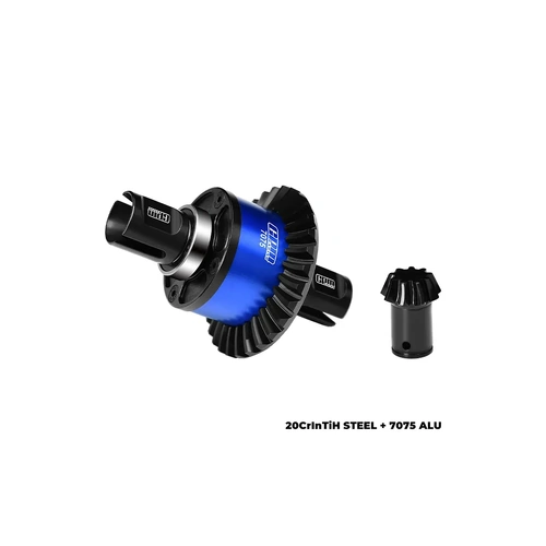 GPM 20CrMnTi Steel/Aluminium 30T/9T 2Mod Complete Differential - Blue