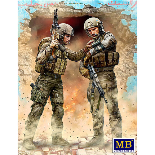 Master Box 24068 1/24 Modern War Series, kit No. 1. Our route has been changed! Plastic Model Kit