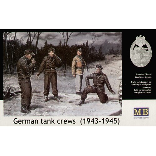 Master Box 3507 1/35 German tank crew (1943-1945) Kit No1 Plastic Model Kit