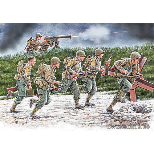 Master Box 35130 1/35 Move, move, move!!! US Soldiers, Operation Overlord period, 1944