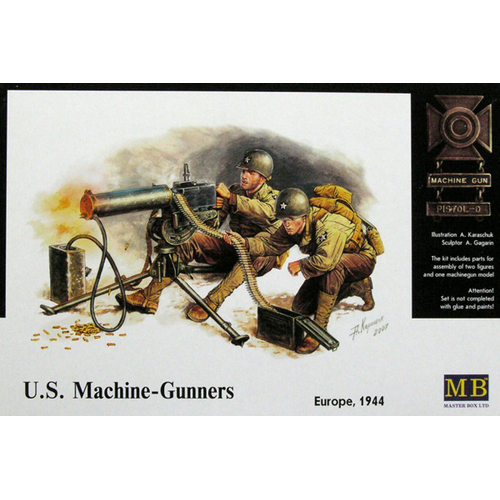 Master Box 3519 1/35 U.S. Machine-gunners Plastic Model Kit