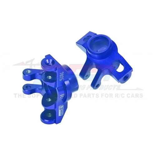 GPM Blue Aluminium Rear Hubs 2Pcs