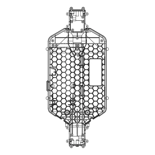 MJX Chassis For 10208 - MJX-10300B