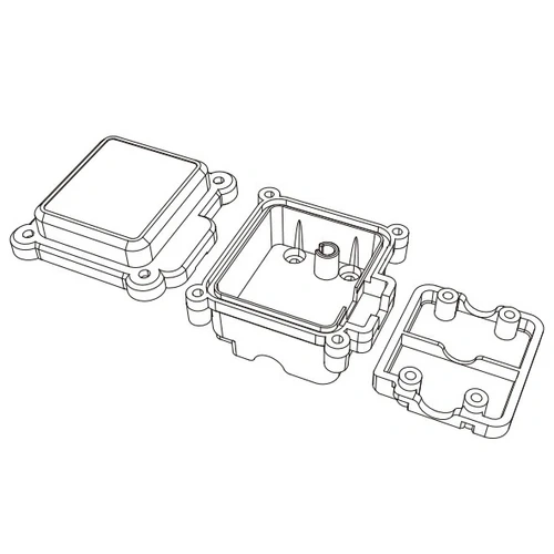 MJX Center Brace Box For 14209 & 14210 - MJX-14320B