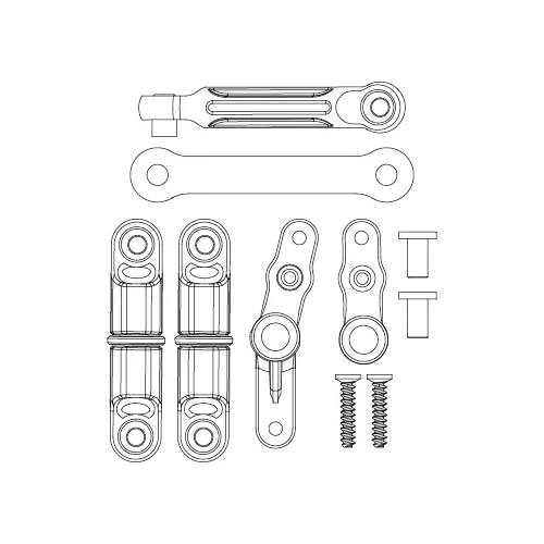 MJX Steering Assembly For 14301 & 14303 - MJX-14430