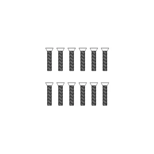 MJX Countersunk Machine Screws 12pcs - MJX-M25845