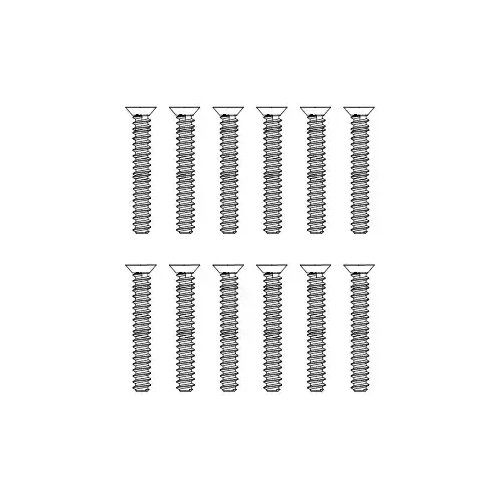 MJX Countersunk Flat Head Screws 12pcs - MJX-M261545