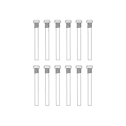 MJX Round Head Half Thread Screws 12pcs - MJX-M3294