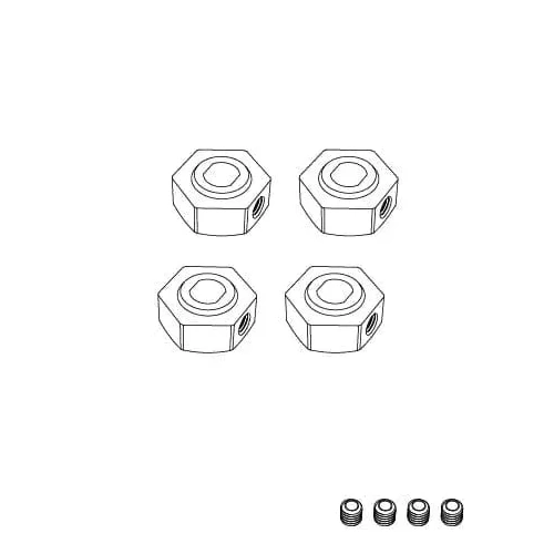 MJX Wheel Hexagonal Adapter (Suits MJX-10208) - MJXS-10440