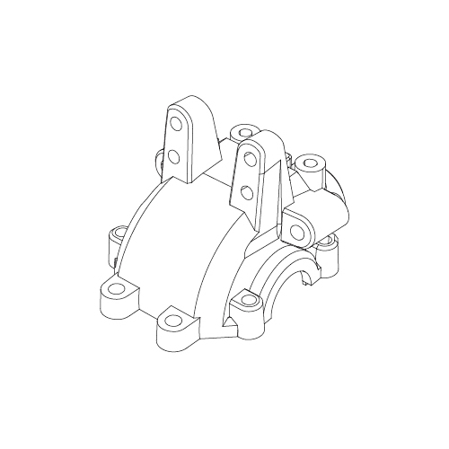MJX Front Upper Gearbox Covers [14160]