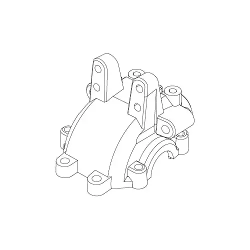 MJX Front Upper Gearbox Covers [14160]
