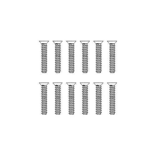 MJX Countersunk Flat Head Screws (12pcs) [M26125]