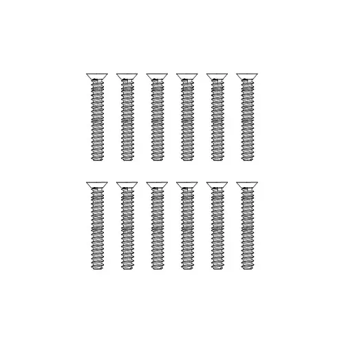 MJX Countersunk Flat Head Screws (12pcs) [M261545]