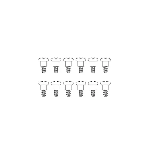MJX Step Flat Screws (12pcs) [M26364]