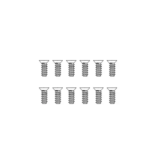 MJX Countersunk Flat Head Screws (12pcs) [M26645]
