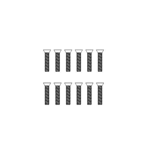 MJX Countersunk Machine Screws (12pcs) [M3066]