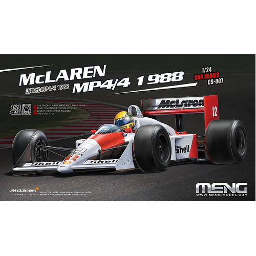 Meng 1/24 McLaren MP4/4 1988 Plastic Model Kit