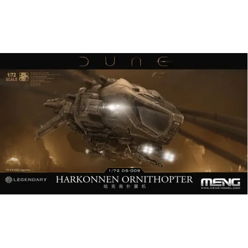 Meng 1/72 Dune Harkonnen Ornithopter Plastic Model Kit - MM-DS-009