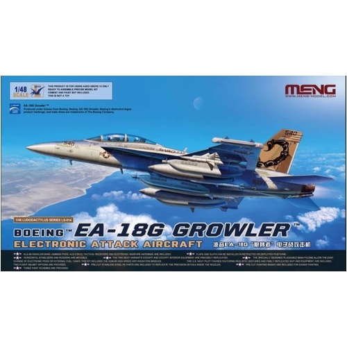 Meng 1/48 Boeing EA-18G Growler RAAF Electronic Attack Aircraft Plastic Model Kit