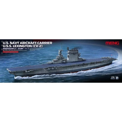 Meng 1/700 U.S. Navy Aircraft Carrier U.S.S. Lexington (CV-2) Plastic Model Kit