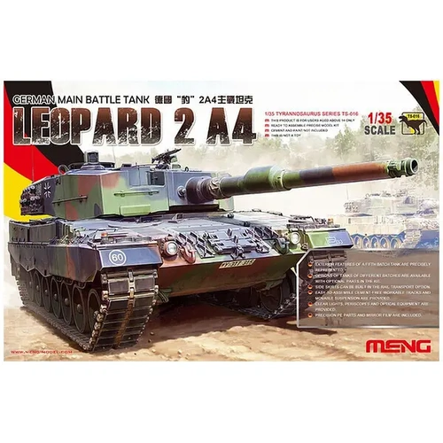 Meng 1/35 German Main Battle Tank Leopard 2 A4 Plastic Model Kit