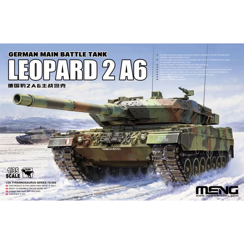 Meng 1/35 German Main Battle Tank Leopard 2A6 Plastic Model Kit