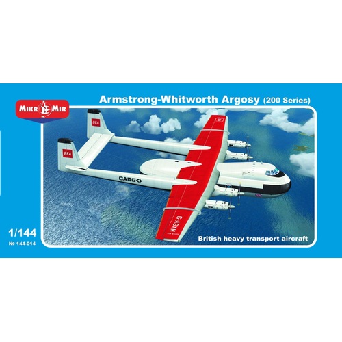 Micromir 144-014 1/144 British heavy transport aircraft ARGOSY (200 series ) Plastic Model Kit