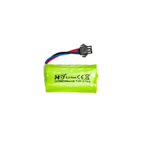 MN Model 7.4V 500mAh Li-ion Battery - MN-2S-500