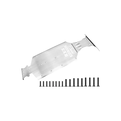 GPM Stainless Steel Integrated Chassis Skid Plate - Silver