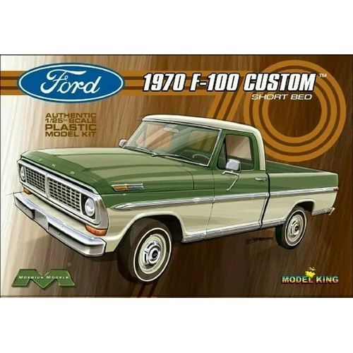 Moebius 1/25 1970 F-100 Custom Short Bed Plastic Model Kit